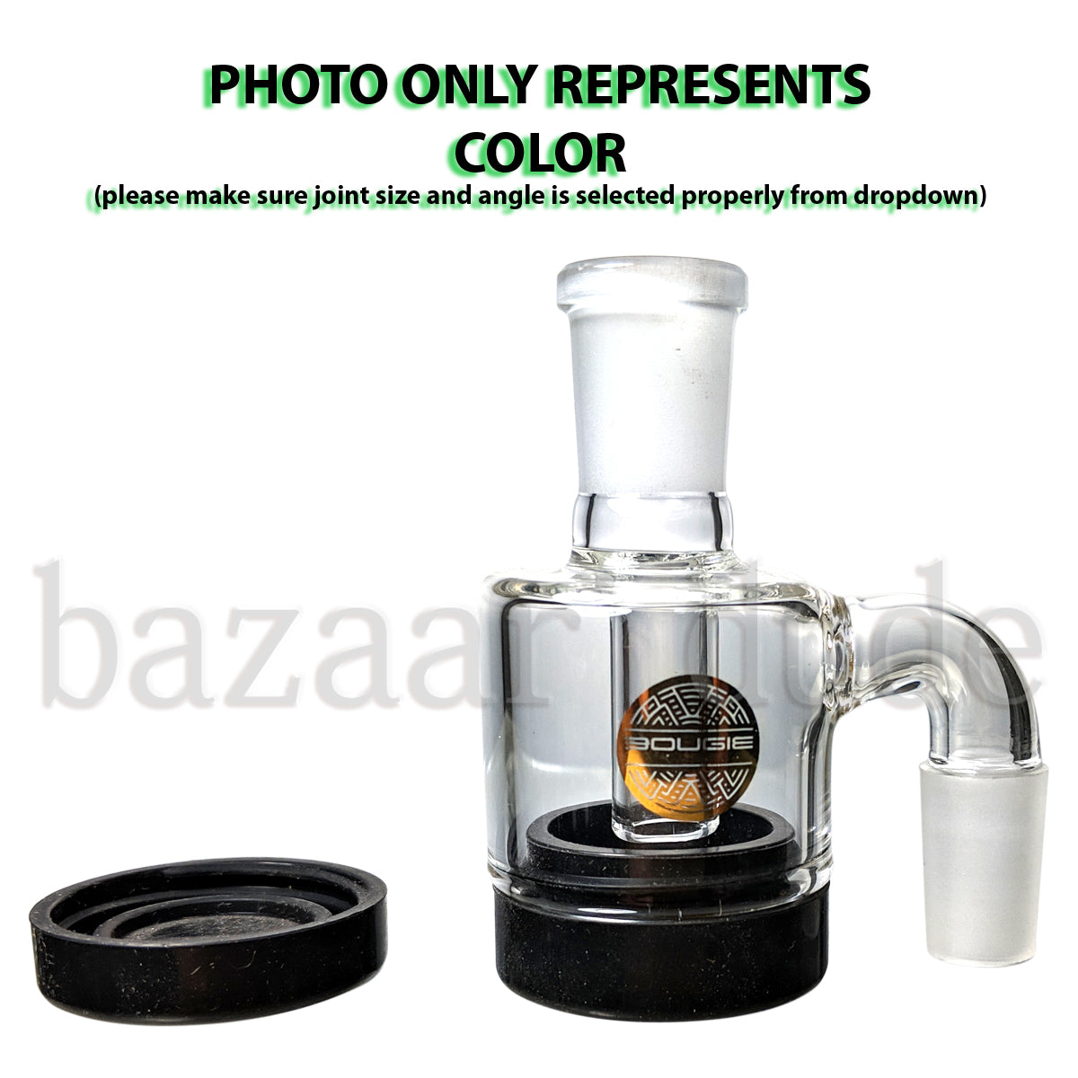 14mm Male 45 degree Reclaim Catcher Banger with Silicone Jar Set - Silicone  Bong