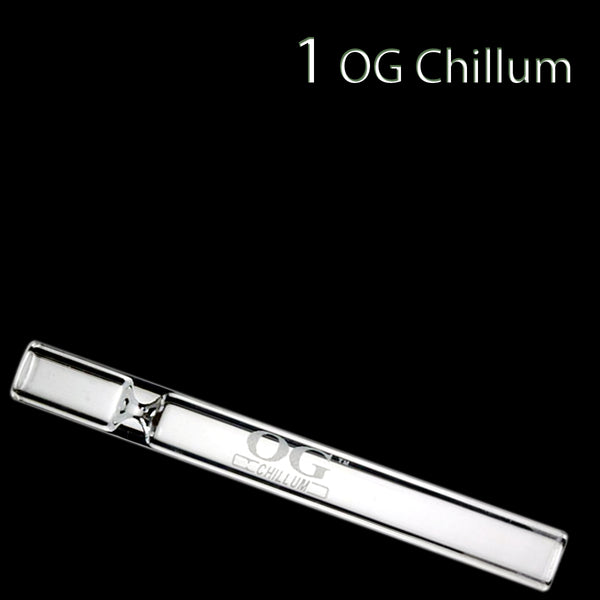 OG Chillum - 4" Straight Glass Pipe - 1pc