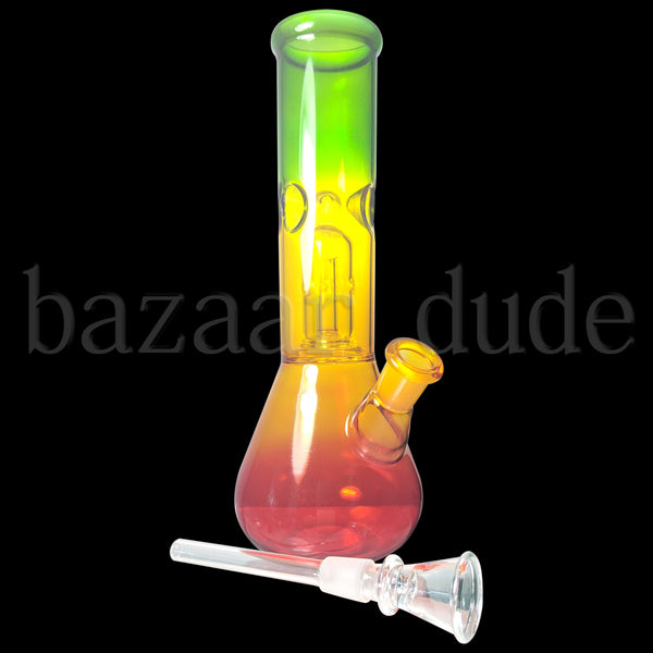 Dome Perc 8" Flask Bong - Rasta