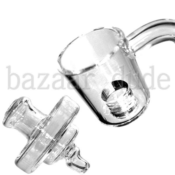 Quartz Banger Core Reactor 90º UFO Carb Cap Alt 2