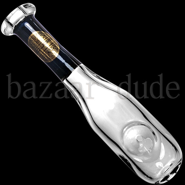 BOUGIE 4" Glass Bat Chillum - Black