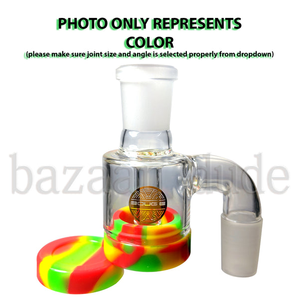 BOUGIE 18mm 90º Reclaim Catcher / Ash Catcher - Red/Yellow/Green