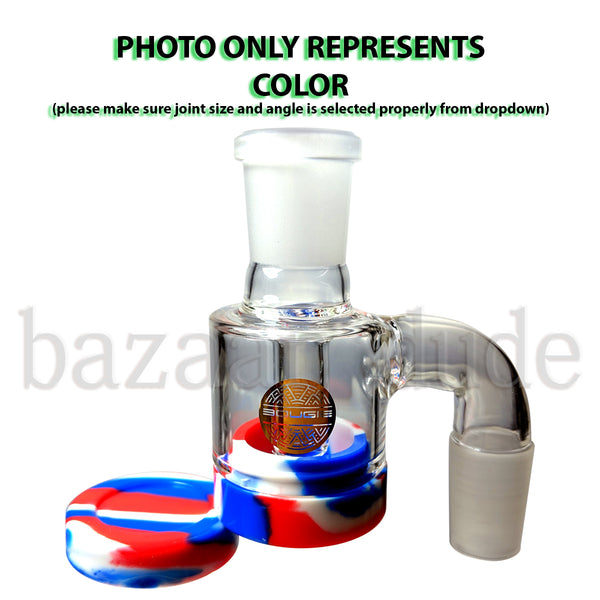 BOUGIE 14mm 90º Reclaim Catcher / Ash Catcher - Red/White/Blue