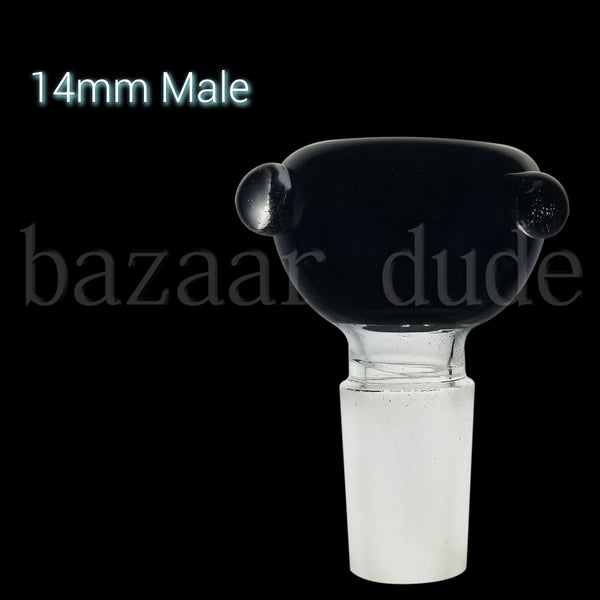 Standard Bowl - Various Colors - 14mm Male - Black