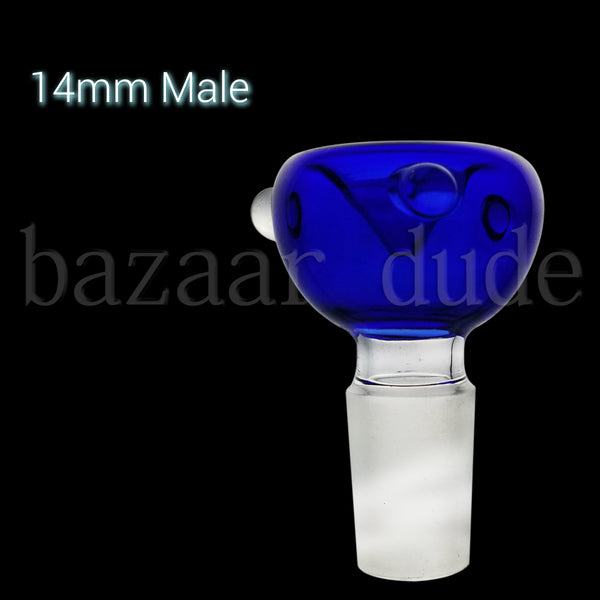 Standard Bowl - Various Colors - 14mm Male - Blue