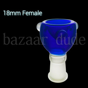 Standard Bowl - Various Colors - 18mm Female - Blue