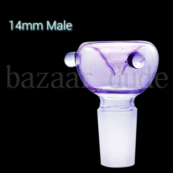 Standard Bowl - Various Colors - 14mm Male - Purple