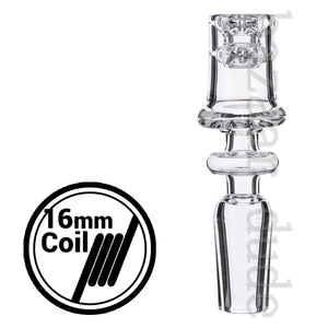 100% Quartz Diamond Knot Banger - 16mm Coil