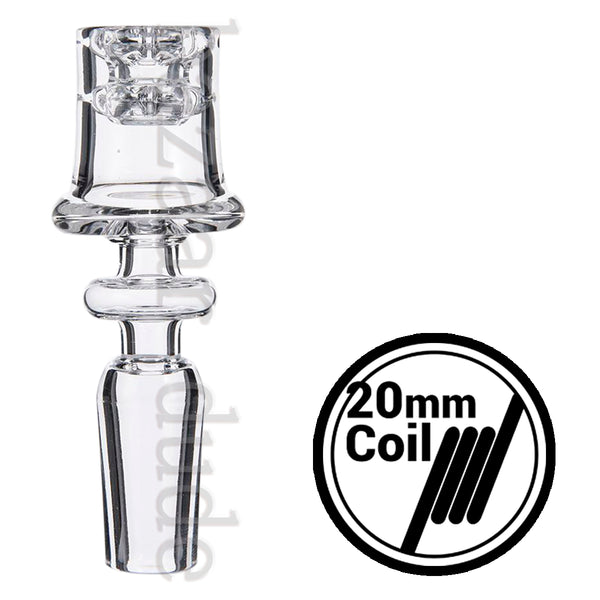 100% Quartz Diamond Knot Banger - 20mm Coil