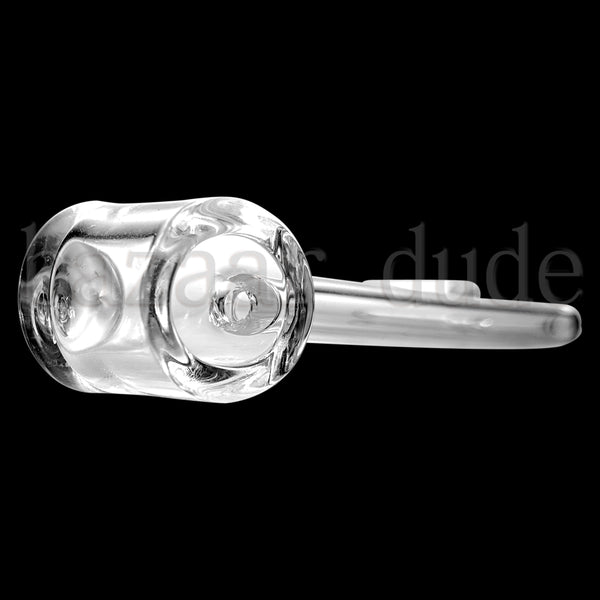 100% Quartz Drop Down Extended Banger - 4mm Thick Alt3