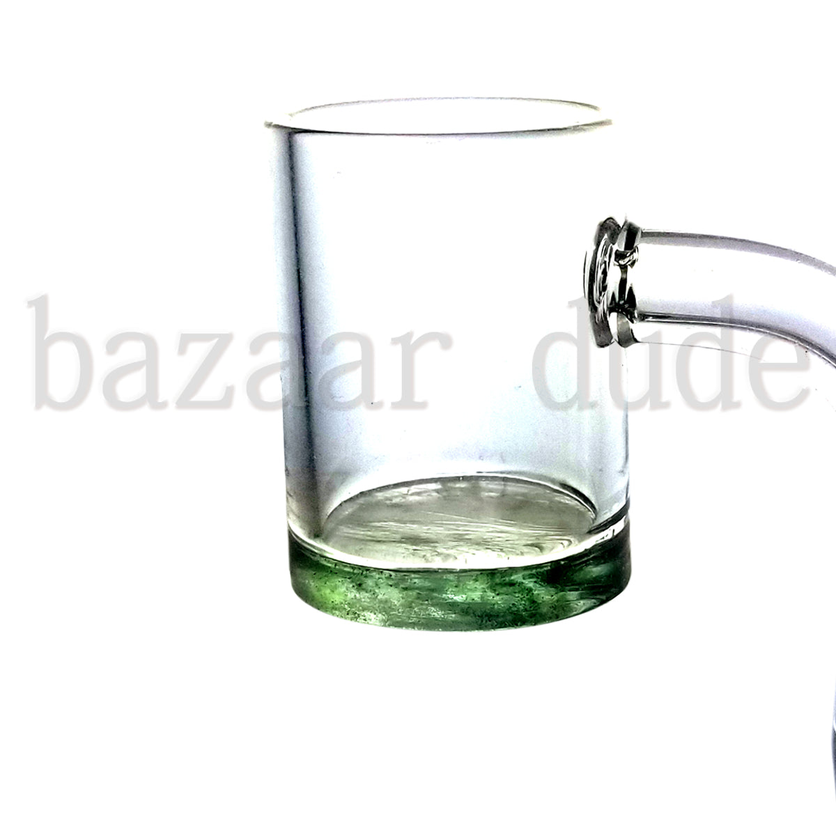 100% Quartz Gavel Banger - 5mm Thick Color Bottom Green