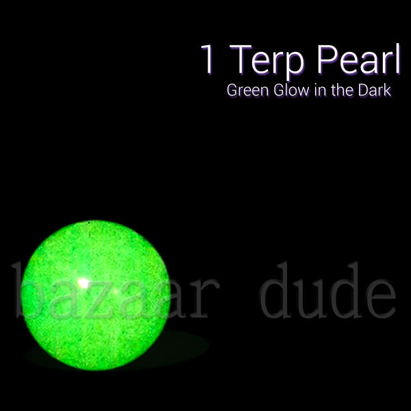 Glow in the Dark Terp Pearls - 6mm - 1pc Green