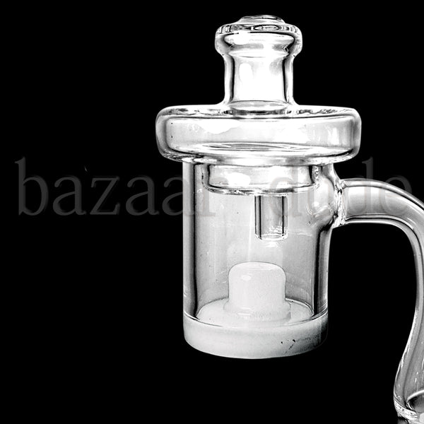 100% Quartz Opaque Core Reactor Banger - Includes UFO Carb Cap Alt