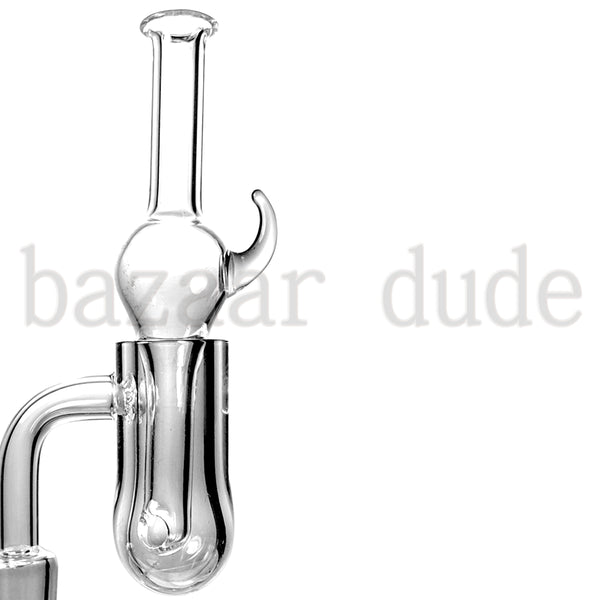 100% Quartz Orion Banger - Flat Top Round Bottom - Includes Orion Carb Cap Alt