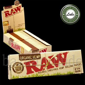 RAW Organic Hemp 1 1/4 Size - Rolling Paper