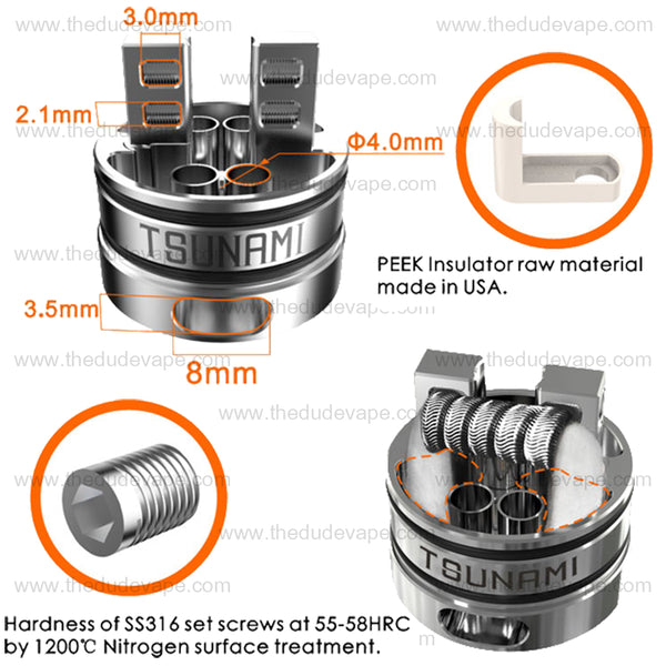 Tsunami 24mm RDA by Geek Vape - AUTHENTIC